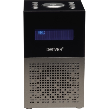 DENVER Radio CRD-510 10 Speicherplätze DAB/DAB+, 10 Speicherplätze FM inkl. Netzadapter 437g schwarz