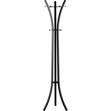 ALCO Garderobenständer 55 x 178 cm (Ø x H) Metall, lackiert schwarz
