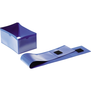 DURABLE Palettenbanderole 59,6 x 7,5 x 0,08 cm (B x H x T) dunkelblau 50 St./Pack.